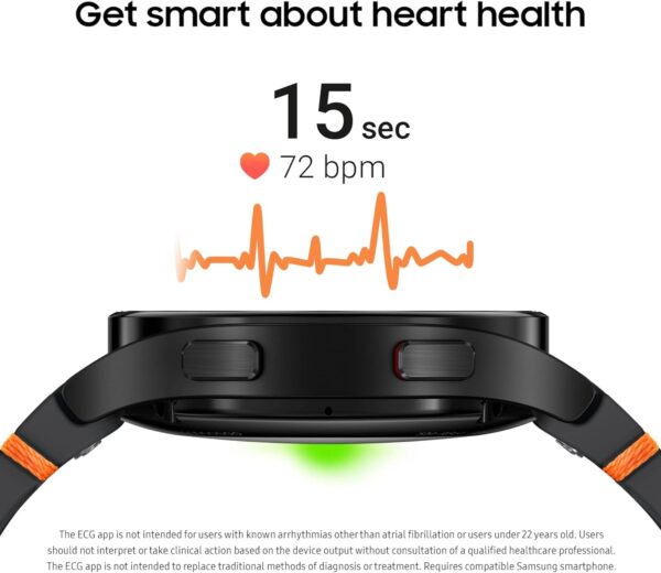 SAMSUNG Galaxy Watch FE 40mm LTE AI Smartwatch w/Fitness Tracking, BIA Sensor, Personalized HR Zones, Heart Rate Tracker, Sleep Monitor, 2024, Black [US Version, 1Yr Manufacturer Warranty] - Image 5