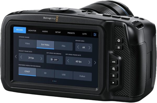 Blackmagic Design Pocket Cinema Camera 4K (CINECAMPOCHDMFT4K) - Image 5