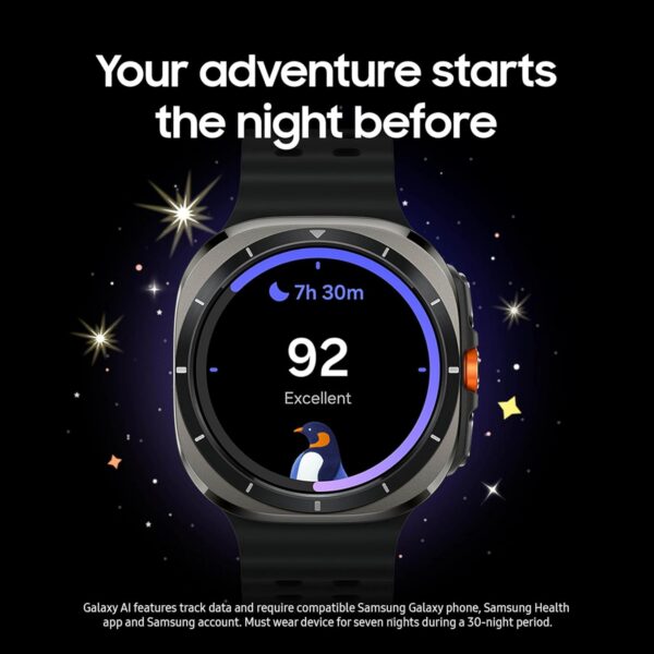 Samsung Galaxy Watch Ultra (2025) 47mm LTE Smartwatch + Gift Card, Titanium Casing, Advanced Sleep Coaching, Running Coach, Energy Score, GPS, Titanium Gray [US Version, 2 Yr Warranty] - Image 3