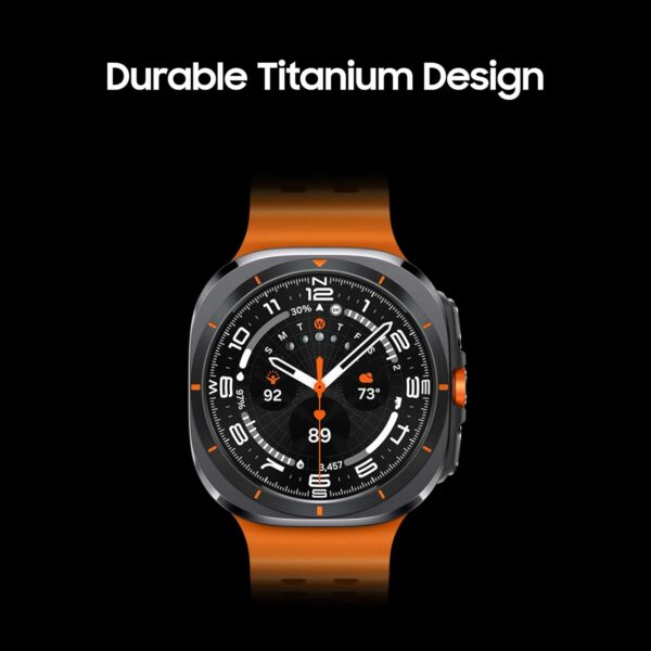 Samsung Galaxy Watch Ultra (2024) 47mm LTE AI Smartwatch w/Energy Score, Wellness Tips, Heart Rate Tracking, Sleep Monitor, Fitness Tracker, GPS, Titanium Gray [US Version, 1Yr Manufacturer Warranty] - Image 3