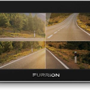 Furrion Vision S 3-Camera Wireless RV Backup System with 5-Inch Monitor, 1 Rear Sharkfin, 2 Side Running Light Cameras, Infrared Night Vision, Wide-Angle View, Hi-Res, IP65 Waterproof – FOS05TAEN