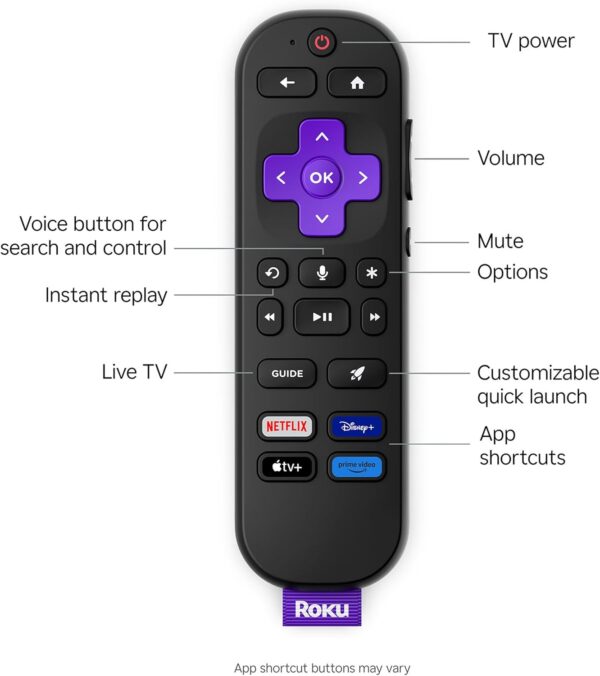 Roku Smart TV 2025 – 65-Inch Plus Series, Mini-LED TV – RokuTV with Enhanced Voice Remote – Flat Screen 4K QLED Television with Dolby Vision & Wi-Fi for Streaming Live Local News, Sports - Image 10