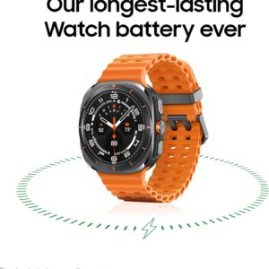 Samsung Galaxy Watch Ultra (2025) 47mm LTE Smartwatch + Gift Card, Titanium Casing, Advanced Sleep Coaching, Running Coach, Energy Score, GPS, Titanium Gray [US Version, 2 Yr Warranty]