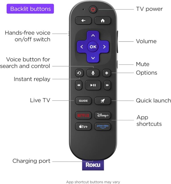 Roku Smart TV 2025 – 75-Inch Pro Series, Mini-LED TV – RokuTV with Backlit Voice Remote Pro – Flat Screen 4K QLED Television with 120Hz Refresh Rate & Dolby Vision IQ, Live News, Sports, Entertainment - Image 11