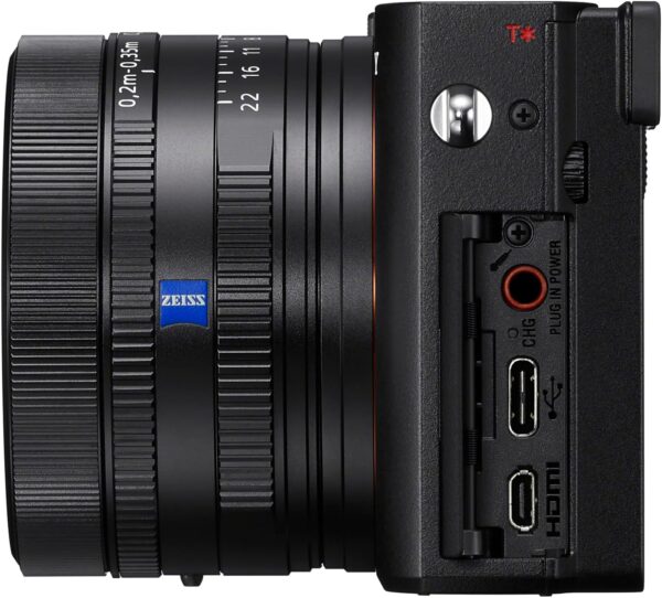 Sony RX1R III Full-Frame Premium Compact Camera Optimized with 61 MP CMOS Sensor, ZEISS® Sonnar T* 35mm F2 Lens, BIONZ XR™ Processor and AI-Based Subject Recognition - Image 3
