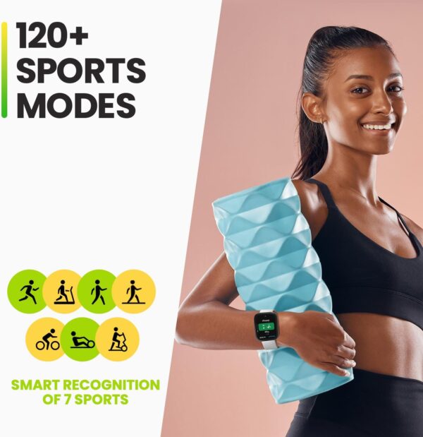 Amazfit Bip 5 Smart Watch 46mm, GPS, Amazon Alexa Built-in, Bluetooth Calling, 10-Day Battery, Heart-Rate & VO2 Max, Sleep Health Monitoring, AI Fitness Tracker App, for Android & iPhone, Black - Image 10