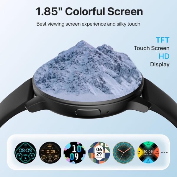 Smart Watch(Answer/Make Call) 2025 Smart Watches for Men Women 100+ Sports Fitness Tracker with Heart Rate,Sleep Monitor,Pedometer,Calories IP68 Waterproof Activity Tracker for Android/iOS - Image 6