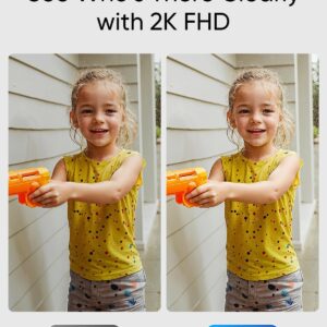 eufy Video Doorbell C31, 2K FHD, Dual Power Options, Live Video Call, Easy Installation, Quick-Release Battery, 24/7 Recording, Human and Motion Detection, HomeBase S380 Compatible, No Monthly Fee
