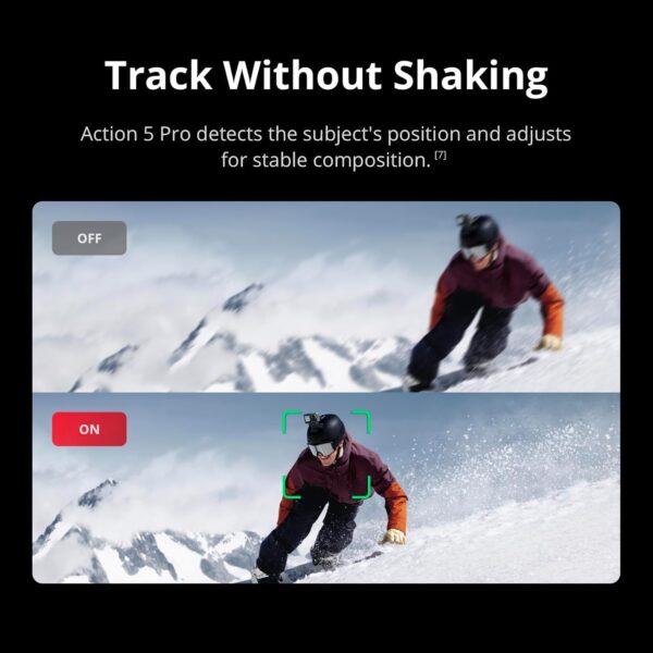 DJI Osmo Action 5 Pro Essential Combo, Waterproof Action Camera with 1/1.3" Sensor, 4K/120fps Video, Subject Tracking, Stabilization, Dual OLED Touchscreens, Action Camera 4K Ideal for Sports, Vlog - Image 3
