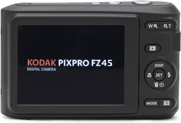 KODAK PIXPRO Friendly Zoom FZ45-BK 16MP Digital Camera with 4X Optical Zoom 27mm Wide Angle and 2.7" LCD Screen (Black) - Image 3