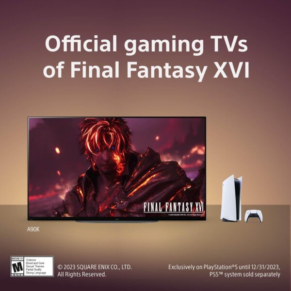 Sony 48 Inch 4K Ultra HD TV A90K Series: BRAVIA XR OLED Smart Google TV with Dolby Vision HDR and Exclusive Features for The Playstation- 5 XR48A90K- Latest Model,Black - Image 4