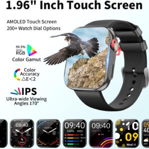 Smart Watch for Men Women (Answer/Make Call /1.96″ Screen) Fitness Tracker IP68 Waterproof Activity Tracker Smartwatch for iOS Android