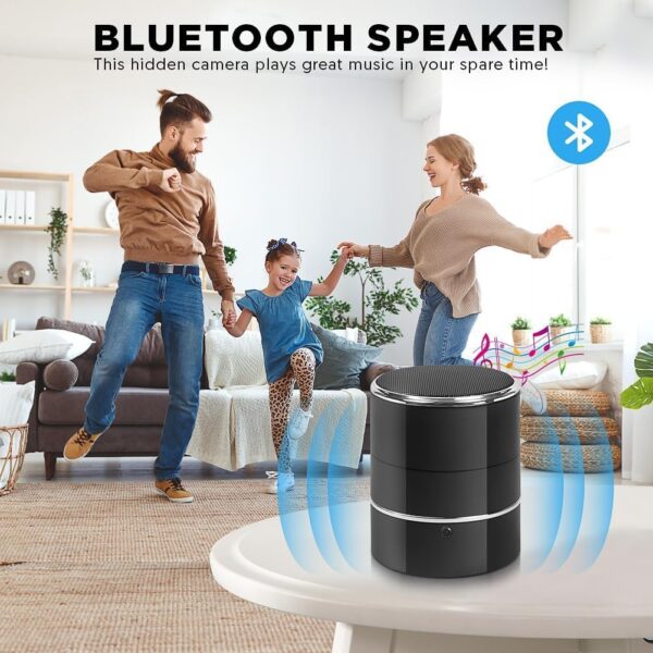 SOPKVL Bluetooth Speaker Camera - HD 1080P Wireless Camera - WiFi Cam with 240° Ultra Wide Angle Lens - Supports WiFi Bluetooth connectivity. - Image 6