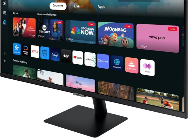 SAMSUNG 27-Inch M5 (M50D) Series FHD Smart Monitor with Streaming TV, Speakers, HDR10, Gaming Hub, Multiple Ports, Workout Tracker, Vision Accessibility Tools, LS27DM500ENXGO, 2024 - Image 11