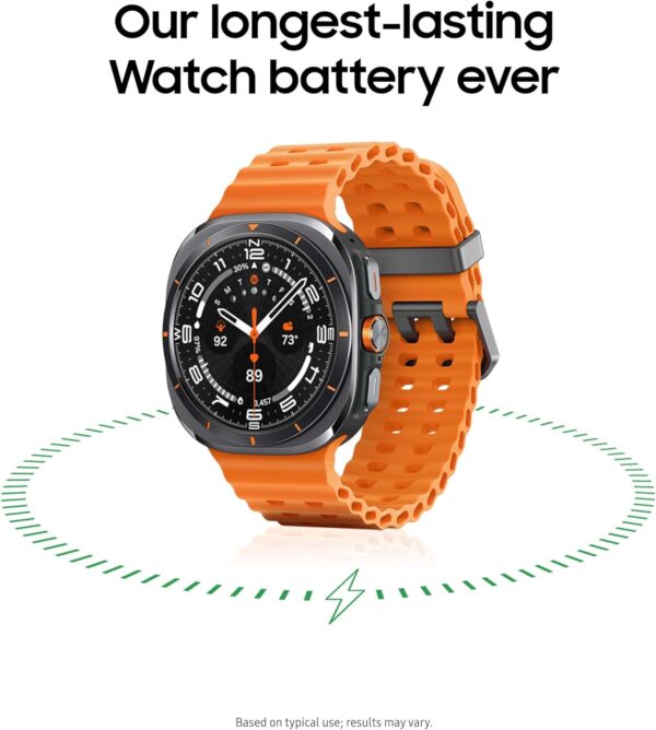 Samsung Galaxy Watch Ultra (2024) 47mm LTE AI Smartwatch w/Energy Score, Wellness Tips, Heart Rate Tracking, Sleep Monitor, Fitness Tracker, GPS, Titanium Gray [US Version, 1Yr Manufacturer Warranty] - Image 6