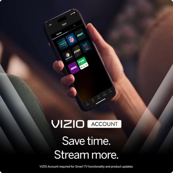 VIZIO 50-inch Quantum Pro 4K 120Hz QLED HDR10+ Smart TV with Dolby Vision, Active Full Array, 240Hz @ 1080p PC Gaming, WiFi 6E, Apple AirPlay, Chromecast Built-in, M50QXM-K01, 2023 Model - Image 7