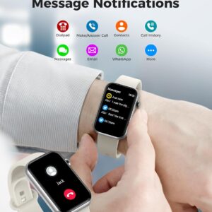 Smart Watch Fitness Tracker (Answer/Make Call), 24/7 Heart Rate Spo2 Blood Pressure Monitor Sleep Tracker, 114 Sports Modes Pedometer Calorie Step Tracker, Waterproof Activity Tracker for Men Women