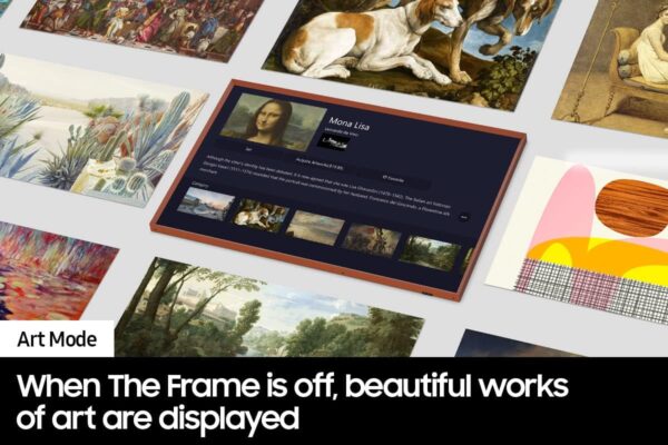 Samsung 32-Inch Class QLED The Frame LS03C Series, Quantum HDR, Art Mode, Anti-Reflection Matte Display, Slim Fit Wall Mount Included, Smart TV w/Alexa Built-in (QN32LS03CB) - Image 5