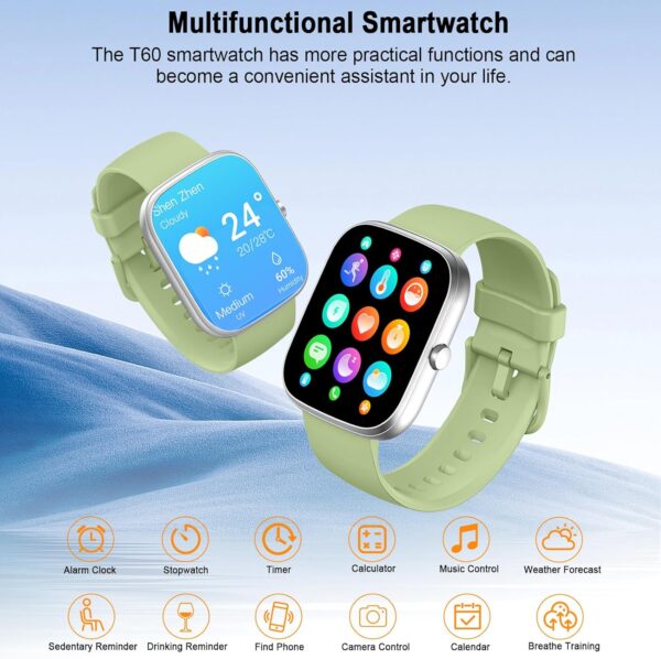 Smart Watch, 2025 HD 1.91" Smartwatch for Men Women(Answer/Make Call), 112+ Sports Modes Fitness Activity Tracker, Calories/Heart Rate/Sleep Monitor, IP68 Waterproof Step Counter for Android iOS - Image 6