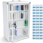 Read more about the article Cell Phone Locker for Classroom, Gym & Office | Secure Aluminum Storage Cabinet – 36 Slots | Portable & Wall-Mounted Organizer