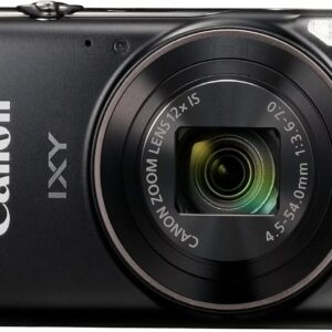 PowerShot IXY 650 (ELPH 360 HS) Digital Camera (Black) – 20.2MP Wi-Fi Enabled – Includes 32GB Memory Card, Flex Tripod & Full Accessory Bundle W/Inspire Digital Cloth (Renewed)
