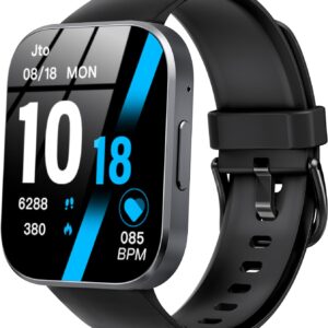 OUKITEL Smart Watch for Men Women (Answer/Make Calls), 1.91″ HD Screen Fitness Watch with Sleep/Heart Rate/Step Monitor, 140+Sport Modes Smartwatch, IP68 Waterproof, Smart Watches for Android iOS