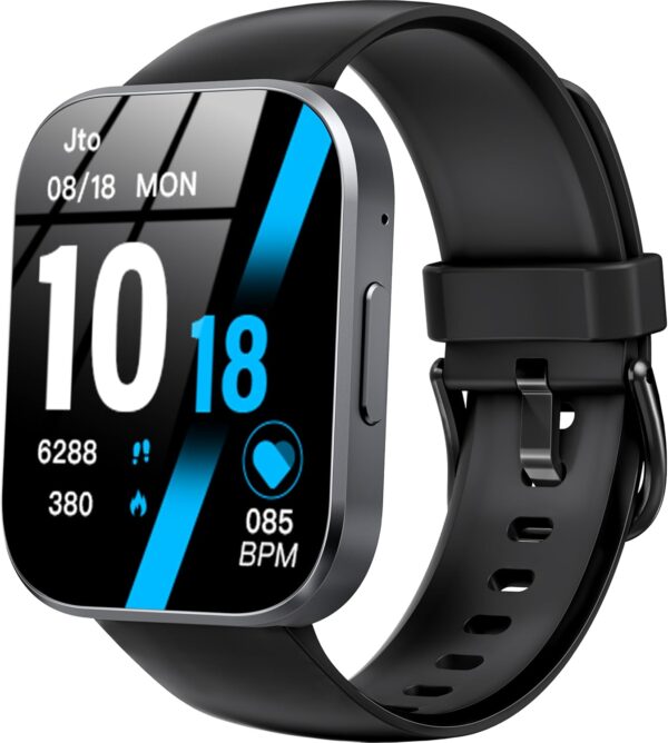 OUKITEL Smart Watch for Men Women (Answer/Make Calls), 1.91" HD Screen Fitness Watch with Sleep/Heart Rate/Step Monitor, 140+Sport Modes Smartwatch, IP68 Waterproof, Smart Watches for Android iOS