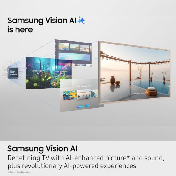 Samsung 43-Inch Class The Frame LS03F 4K QLED Smart TV (2025 Model) Modern Frame Design, NQ4 AI Gen2 Processor, Art Mode, Artful Picture Quality, Samsung Vision AI, Alexa Built-in - Image 12