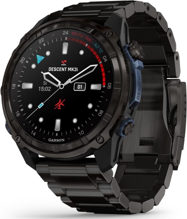 Wearable4U - Garmin Descent Mk3 & Mk3i 51 mm & 43 mm, Titanium Dive Computer - Extra-Long Strap | Up to 25 Days Battery Life, AMOLED Display, GPS Smartwatch & Gift Bundle (010-02752-13) - Image 5