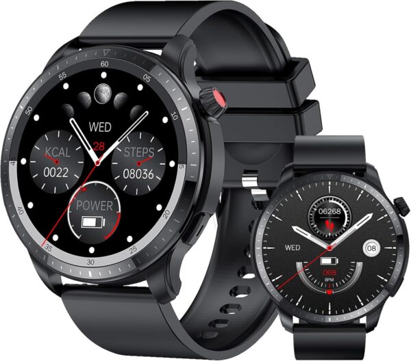 Smart Watch for Men Women,1.39" Round Smartwatch (Answer/Make Call), Blood Pressure/Heart Rate/Blood Oxygen/Sleep Monitor,110+ Sport Modes Fitness Tracker,IP67 Waterproof Watch for Android iOS