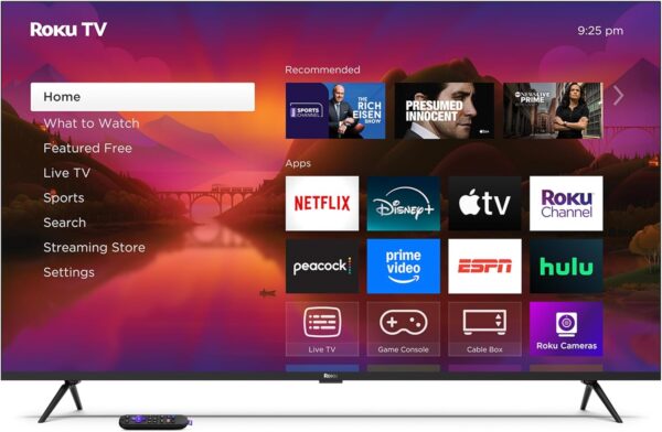 Roku Smart TV 2025 – 65-Inch Plus Series, Mini-LED TV – RokuTV with Enhanced Voice Remote – Flat Screen 4K QLED Television with Dolby Vision & Wi-Fi for Streaming Live Local News, Sports - Image 13