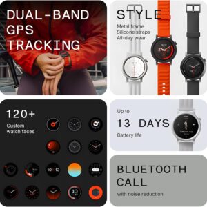 CMF Watch 3 Pro Smart Watch for Men Women, Bluetooth Call AI Smartwatch with Energy Score, Heart Rate Tracking, Sleep Monitor, GPS & 130+ Sport Modes, Fitness Tracker for Android iOS, IP68 Ash Grey