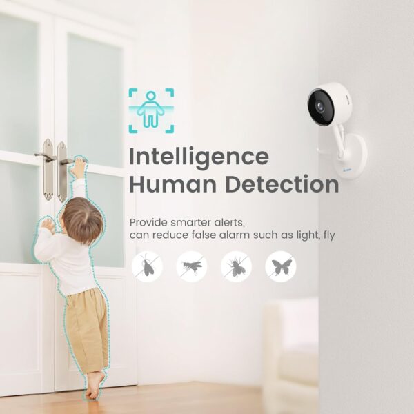 litokam Indoor Cameras for Home Security with Night Vision, Pet Camera with Phone App, 2K Indoor Security Cam, Motion Detection, 2-Way Audio, WiFi Home Camara, Baby Monitor Work with Alexa - Image 5