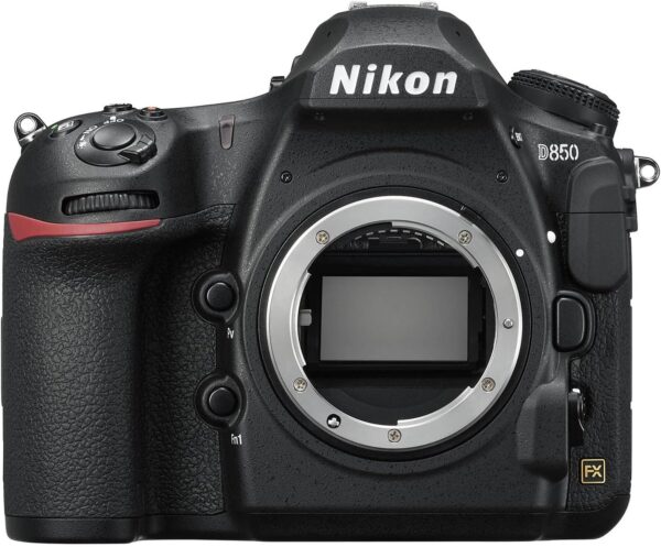 Nikon D850 DSLR Camera with AF-S DX 18-140mm f/3.5-5.6G ED VR Lens and 420-800mm Lens + 64GB Memory + Extra Battery + Slave Flash + Filters + Tripod + More (32pc Bundle) - Image 2