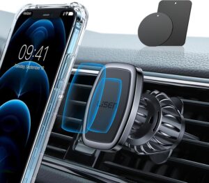 Read more about the article LISEN Magnetic Phone Holder for Car – Upgraded Clip Ultra 6 Strong Magnets, Phone Magnets for Back of Phone, Soporte de Telefono para carro for Galaxy S25 Ultra 4-6.7 inch Smartphones (Black)
