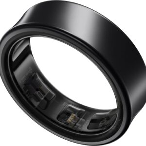 Samsung Galaxy Ring, AI Smart Ring, Size First w/Sizing Kit, No App Subscription, Fitness Monitor, Sleep Tracker, Up to 7-Day Battery, Size 12, Titanium Black [US Version, 1Yr Manufacturer Warranty]