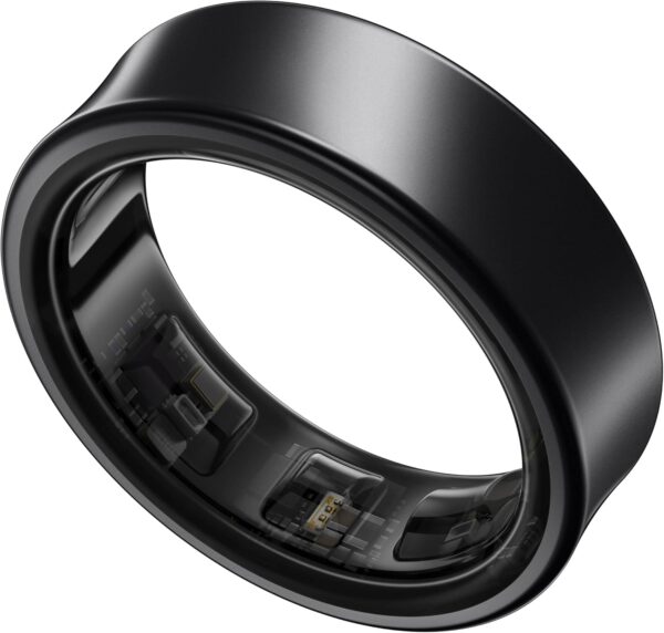 Samsung Galaxy Ring, AI Smart Ring, Size First w/Sizing Kit, No App Subscription, Fitness Monitor, Sleep Tracker, Up to 7-Day Battery, Size 12, Titanium Black [US Version, 1Yr Manufacturer Warranty]