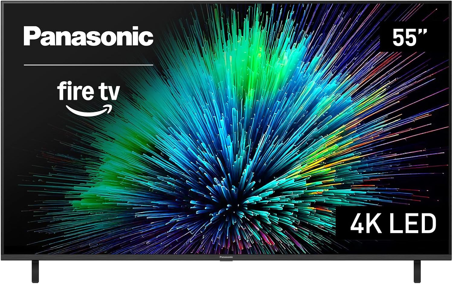 Panasonic W70 Series (2025 Model) 55" LED 4K Ultra HD Smart Fire TV, Press & Ask Alexa, Apple AirPlay, HDR10+, HDMI 2.1, and Bluetooth Support - 55W70BP
