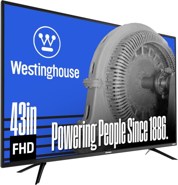 Westinghouse 43-inch Smart TV, FHD 1080P Xumo TV w/Voice Remote, Flat Screen LED Television w/Apple HomeKit, Wi-Fi & Mobile Connectivity