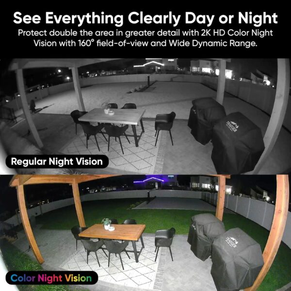 WYZE Bulb Cam Security Camera, 2K HD Security Cameras Wireless Outdoor Indoor Color Night Vision, Dimmable LED Bulb, Motion Detection, Siren Alarm, Easy Installation, Works w/Alexa/Google Assistant - Image 3