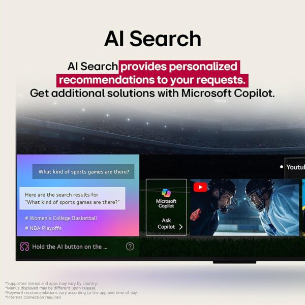 LG 65-Inch Class QNED evo AI QNED85A Series Mini LED 4K Smart TV w/AI Picture, AI Sound, HDR10, AI Super Upscaling 4K, Filmmaker Mode, Wow Orchestra, Alexa Built-in (65QNED85AUA, 2025) - Image 7