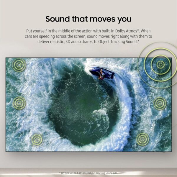 Samsung 75-Inch Class Neo QLED 4K QN90D Series Mini LED, Neo Quantum HDR+ Smart TV w/Dolby Atmos, Object Tracking Sound+, Motion Xcelerator, Real Depth Enhancer Pro, Alexa Built-in (QN75QN90D, 2024) - Image 8