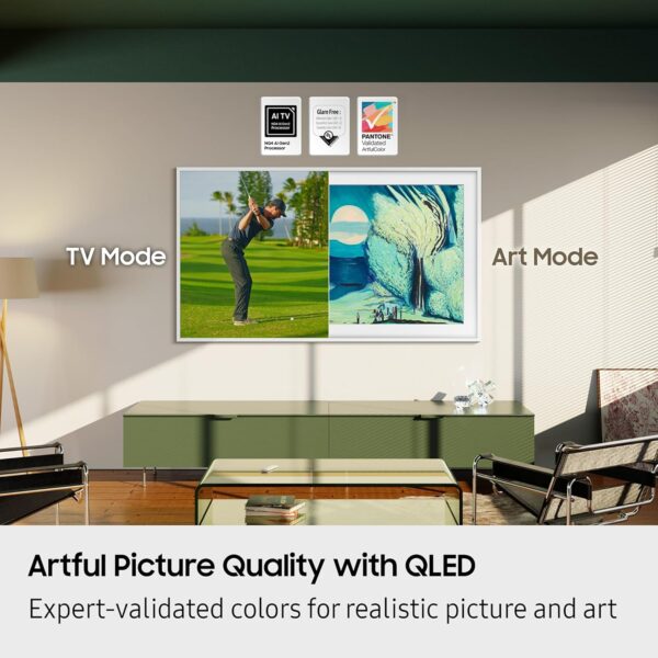 Samsung 43-Inch Class The Frame LS03F 4K QLED Smart TV (2025 Model) Modern Frame Design, NQ4 AI Gen2 Processor, Art Mode, Artful Picture Quality, Samsung Vision AI, Alexa Built-in - Image 11