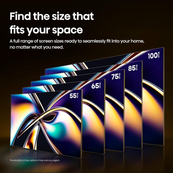 Hisense 65" Class U8 Mini-LED ULED 4K UHD Google Smart TV (65U8QG, 2025 Model) - QLED, Native 165Hz, VRR 288, Up to LD5600, 5000 Nits, HDR10+, Dolby Vision IQ · Atmos, IMAX Enhanced, 4.1.2 Ch Audio - Image 19