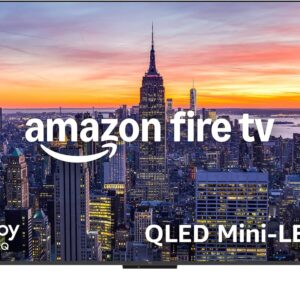 Amazon Fire TV 65″ Omni Mini-LED Series, QLED 4K UHD smart TV, Dolby Vision IQ, 144hz gaming mode, Ambient Experience, hands-free with Alexa, 2024 release