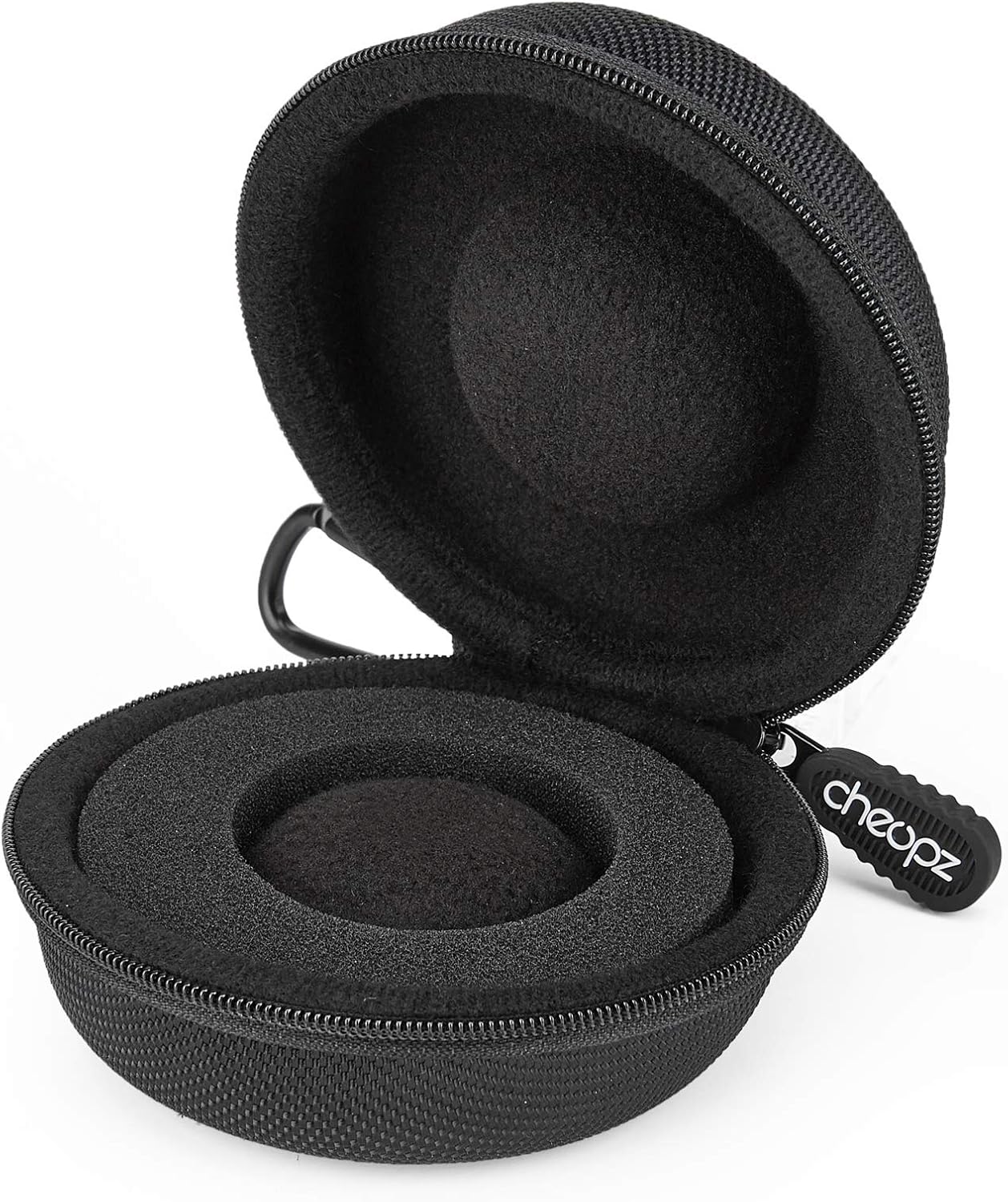 Cheopz Travel Watch Case Single Storage Box for Wristwatches & Smart Watches up to 50mm, Black