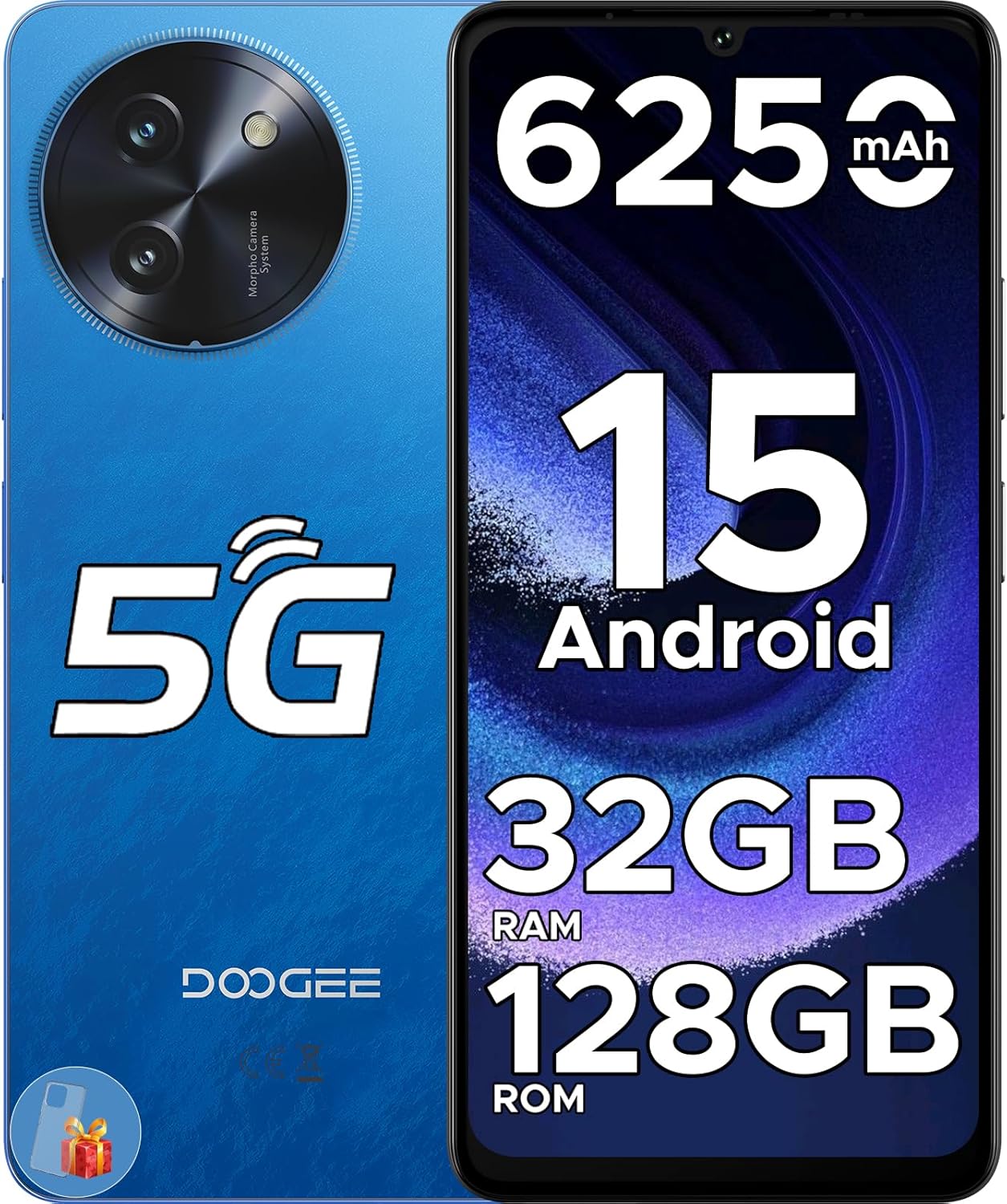 You are currently viewing DOOGEE Note 59 Unlocked Cell Phone 5G,Android 15 Phone,32GB+128GB/2TB Expand Android Phone with 6.75″ HD+120Hz,5G Dual SIM,6250mAh Battery Gaming Phone,16MP+8MP,Octa Core/Widevine L1/ NFC/Face Unlock
