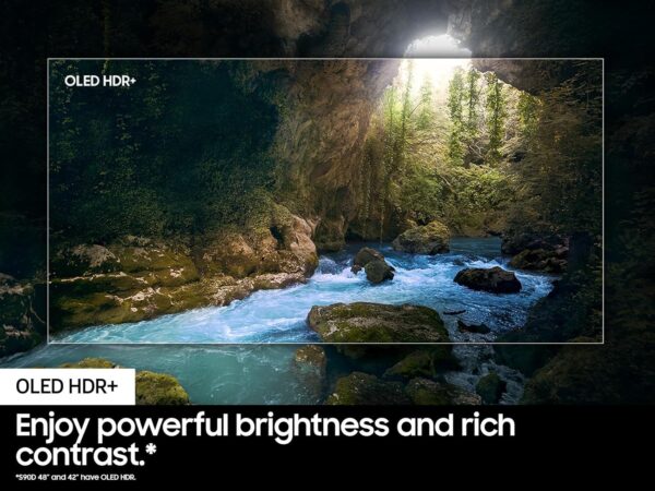 Samsung 65-Inch Class OLED 4K S90D Series HDR+ Smart TV w/Dolby Atmos, Object Tracking Sound Lite, Motion Xcelerator, Real Depth Enhancer, 4K AI Upscaling, Alexa Built-in (QN65S90D, 2024 Model) - Image 4