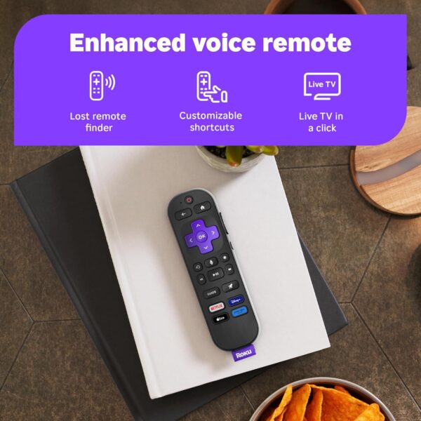 Roku Smart TV 2025 – 75-Inch Select Series, 4K HDR TV – RokuTV with Enhanced Voice Remote – Flat Screen LED Television with Wi-Fi for Streaming Live Local News, Sports, Family Entertainment - Image 4