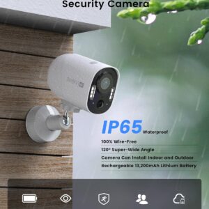 Swann Xtreem 4K Wireless Security Camera, Wireless Camera with 32GB Micro SD & Cloud Storage, Indoor & Outdoor Surveillance, Ideal for Baby Monitor & Home, 2-Way Talk, Wi-Fi, No Monthly Fee, 4KXTRM-GL